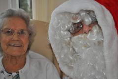 Santa comes to visit