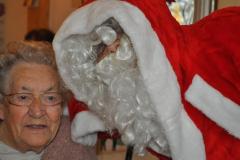 Santa comes to visit