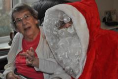 Santa comes to visit