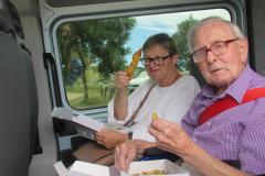 an outing for some fish and chips