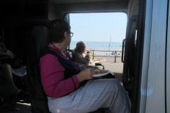 Fish and chips at the seaside