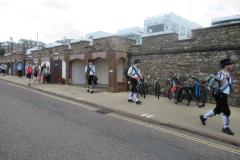 Morris dancers in the town
