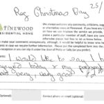 Pinewood residential nursing care home Devon testimonial