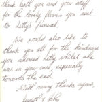 Pinewood residential nursing care home Devon testimonial