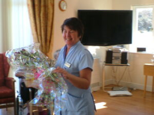 Beverly does Pinewood proud at the Care Home Worker Awards